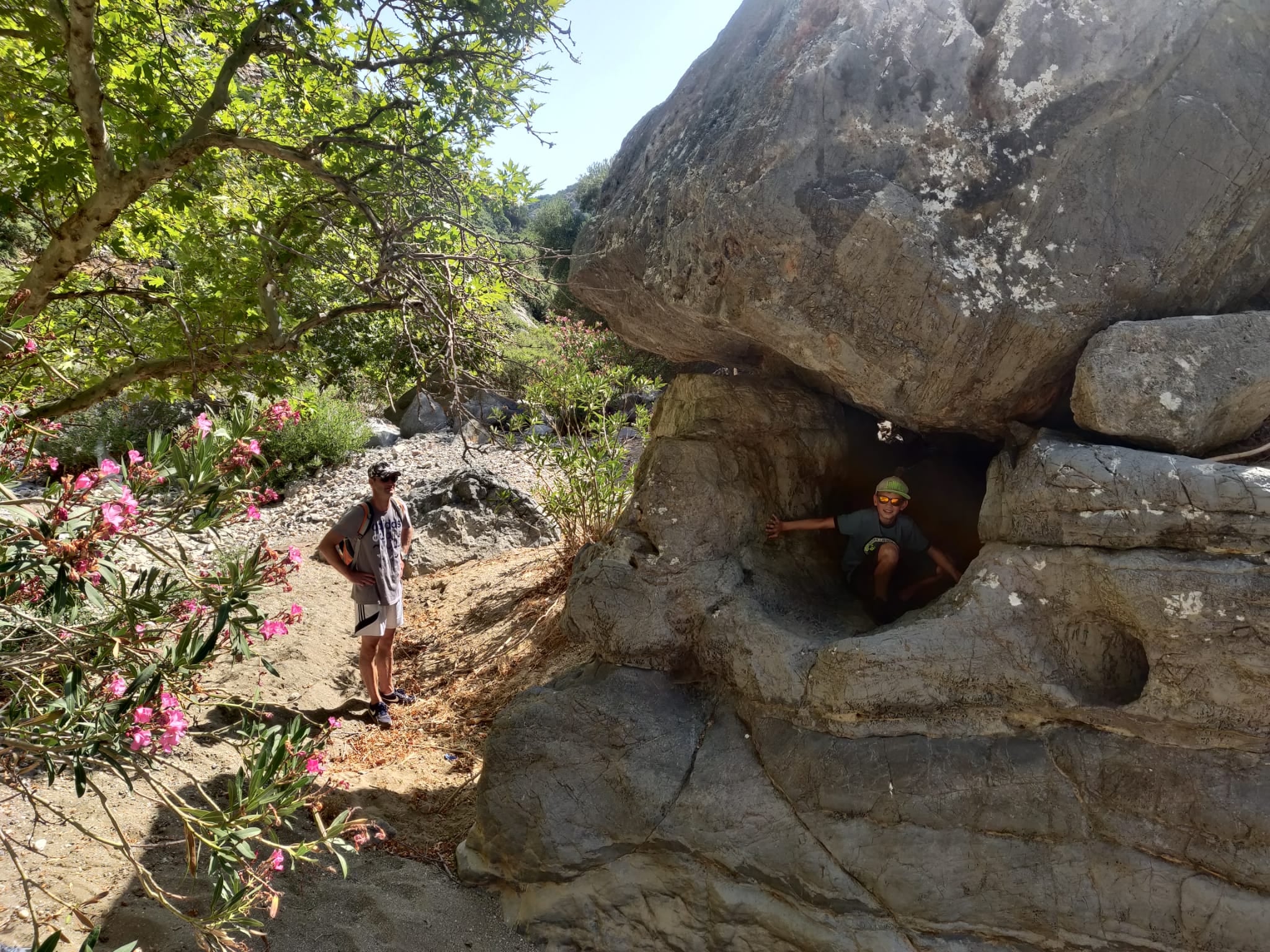 Randonnée privée dans les gorges d’Aposelemis en Crète